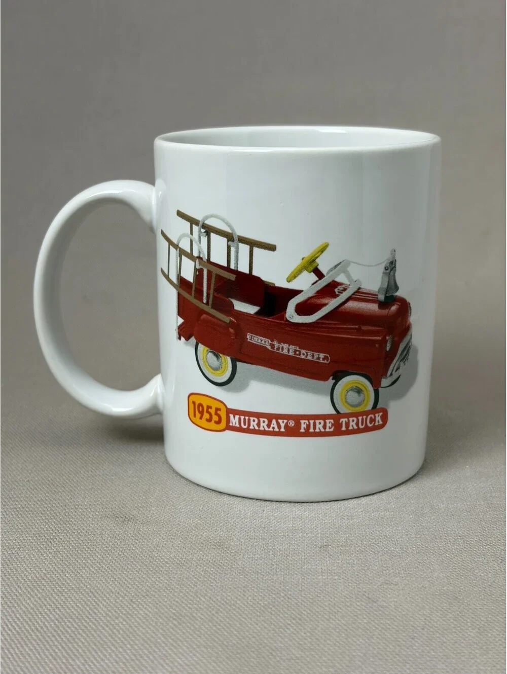 Vintage 1998 Hallmark Kiddie Car Classics 1955 Murray Fire Truck Mug Cup